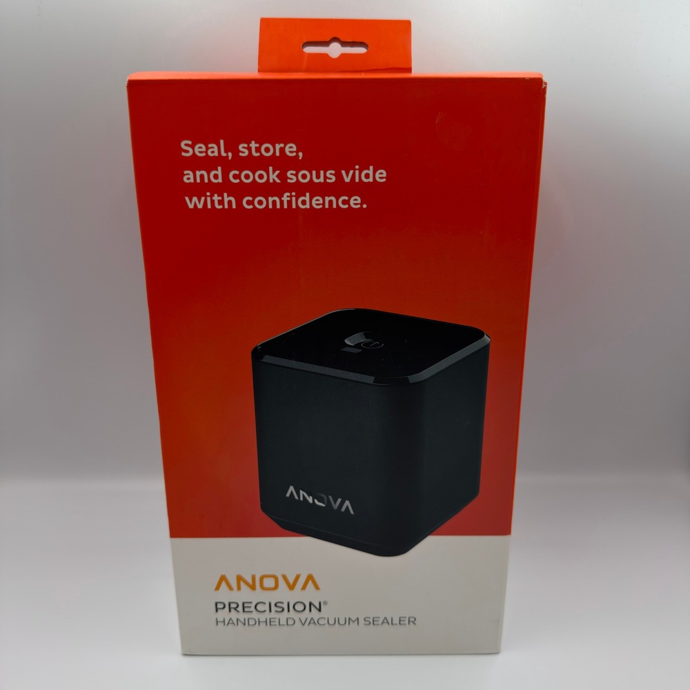 Anova Precision Handheld Vacuum Sealer Black ANHV01-US00 New with 10 Bags